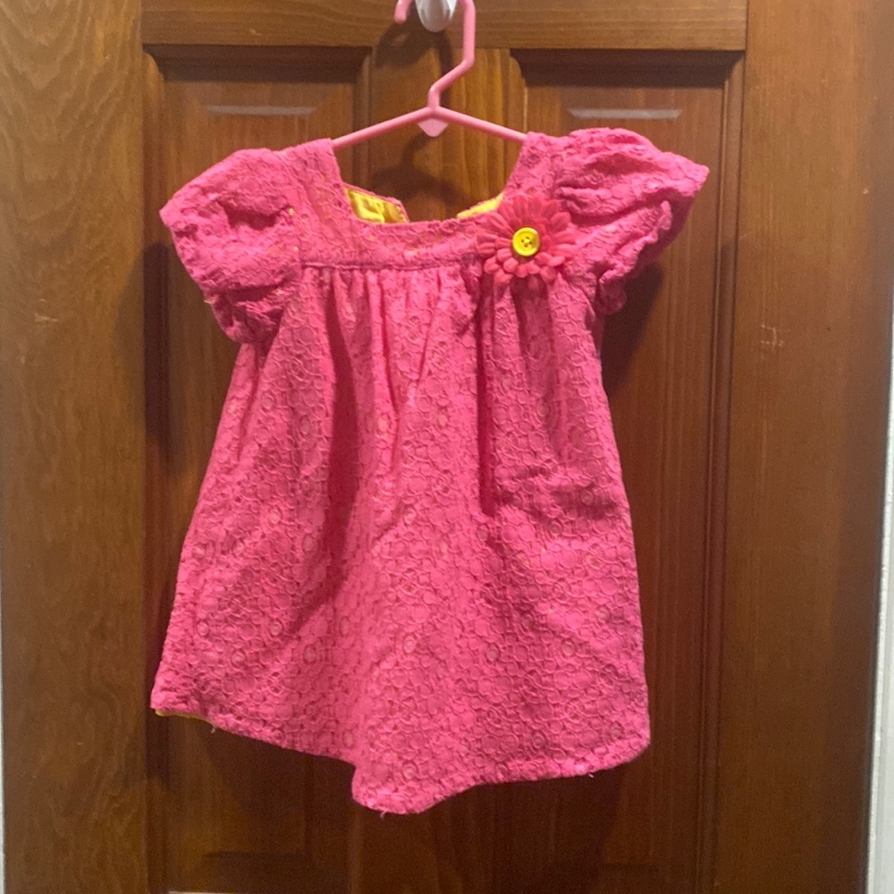 Children’s place pink dress 12-18 months